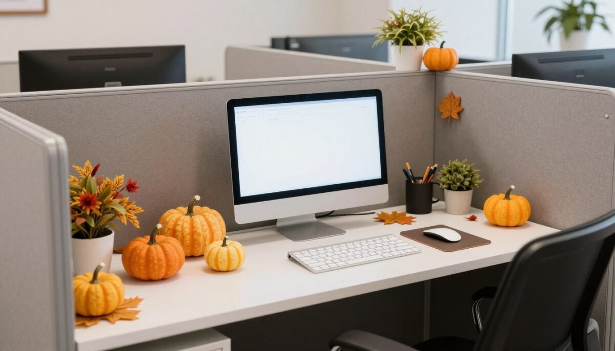 seasonally decorated office cubicle seasonally decorated office cubicle