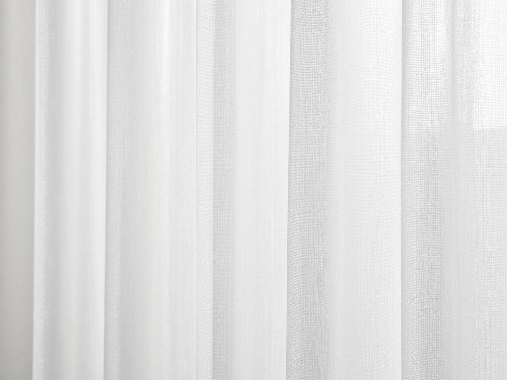 sheer shade vane detail showing construction