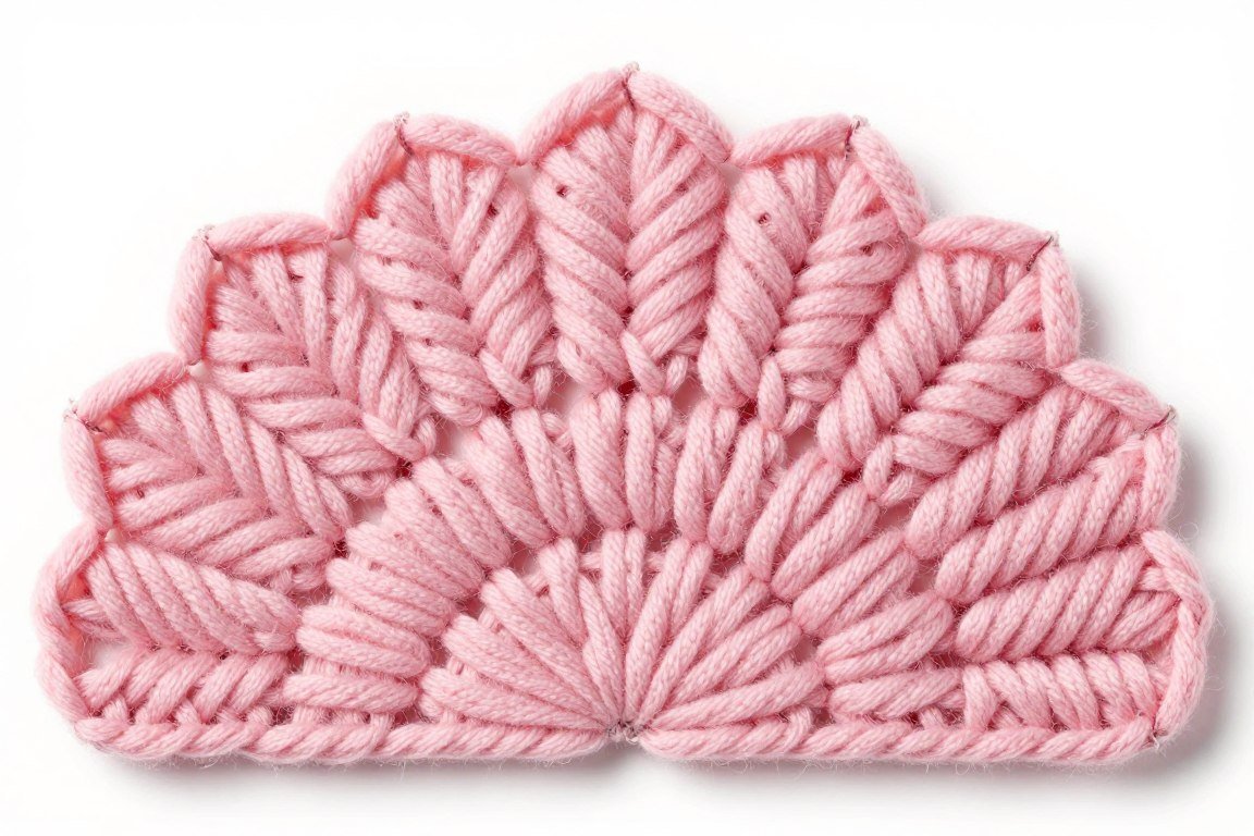 shell stitch pattern sample