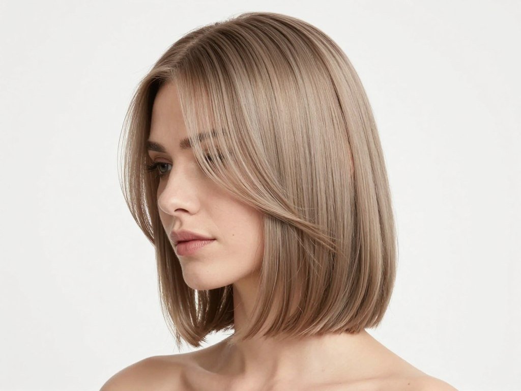 shoulder length lob haircut for thin fine hair