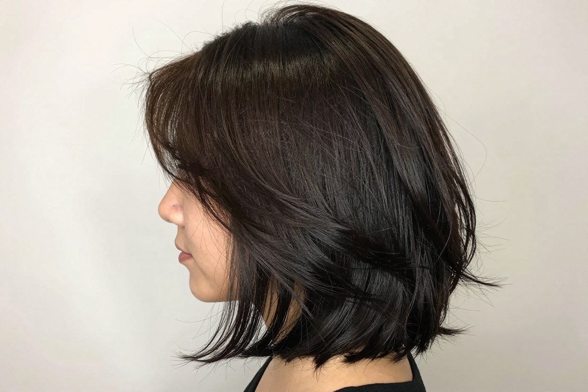 side view of swept lob showing volume concentration