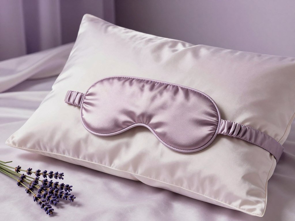 silk sleep mask eye mask comfortable luxurious rest travel