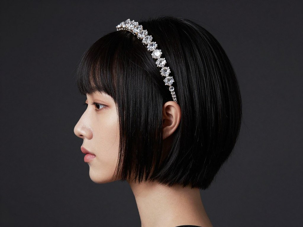 sleek crop with accessories for wedding