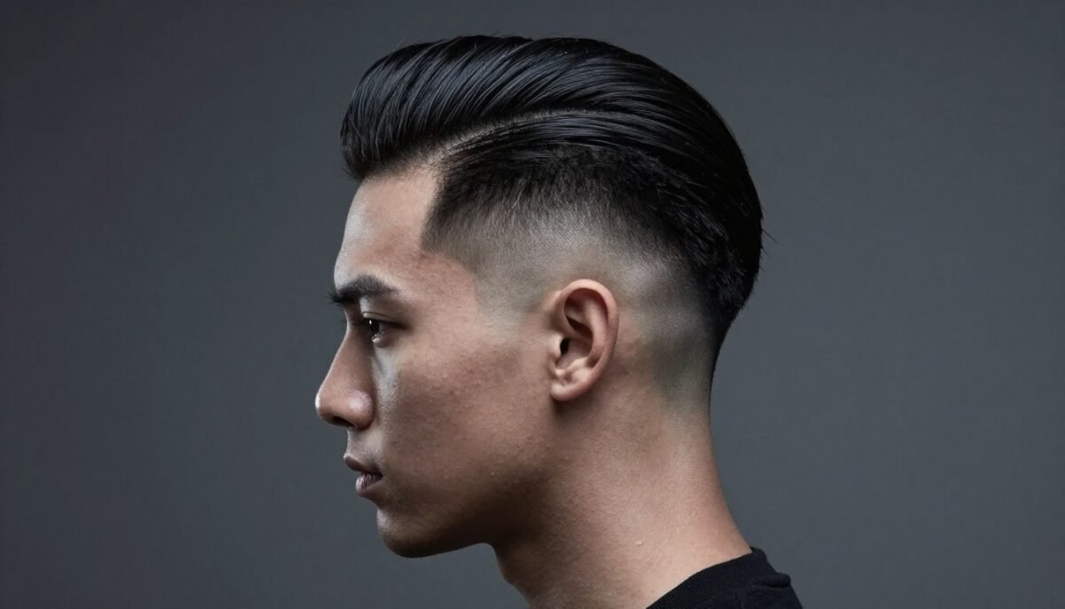 slick back undercut dramatic contrast hairstyle slick back undercut dramatic contrast hairstyle