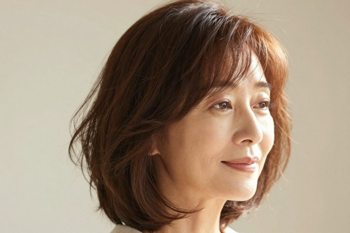 soft romantic shag with gentle layers
