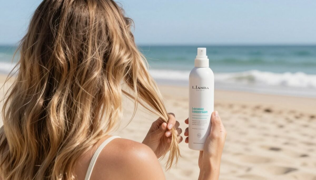summer ash blonde balayage hair care