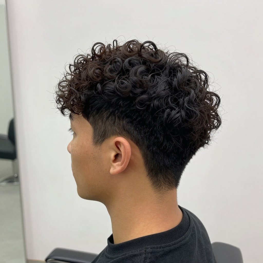 tapered cut coily hair texture 2026