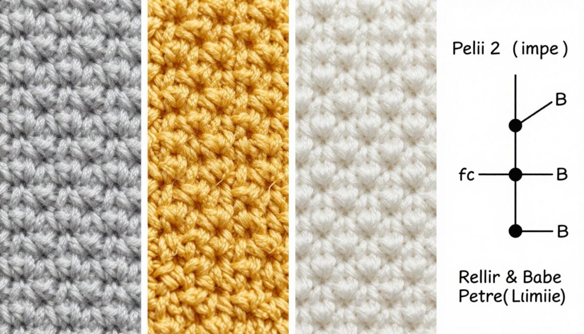 textured crochet stitch close-up textured crochet stitch close-up