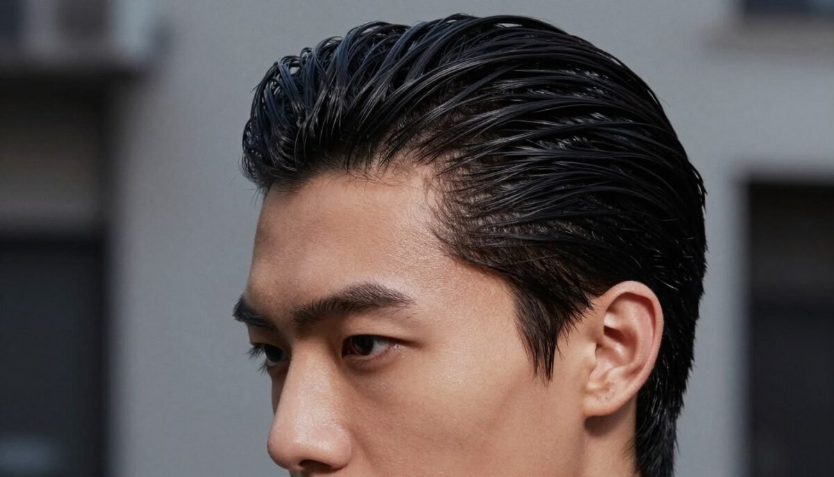 textured slick back hairstyle modern interpretation textured slick back hairstyle modern interpretation