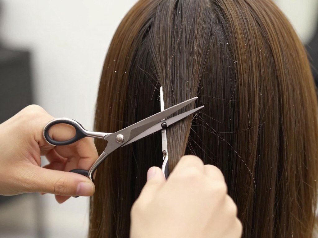 texturizing technique creating piece-y layers