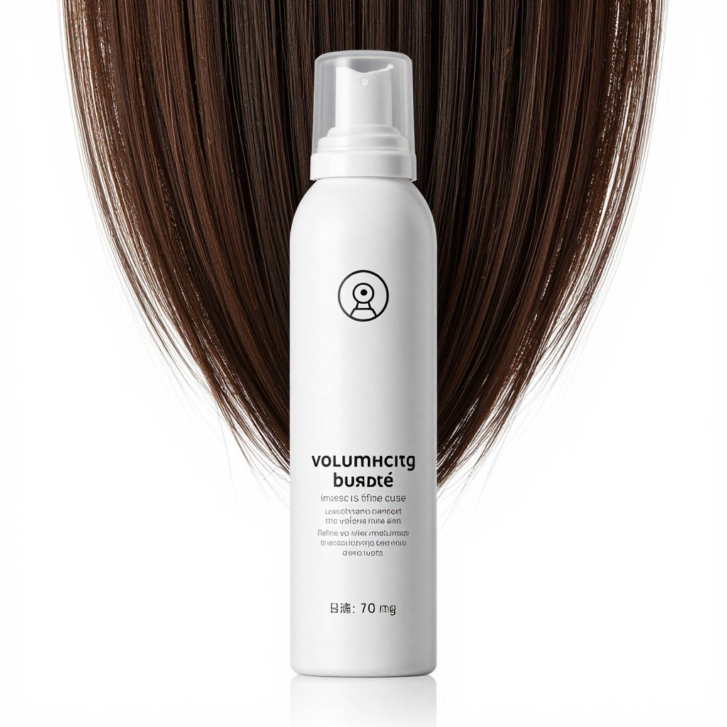 volumizing mousse for thin hair creating lift and body