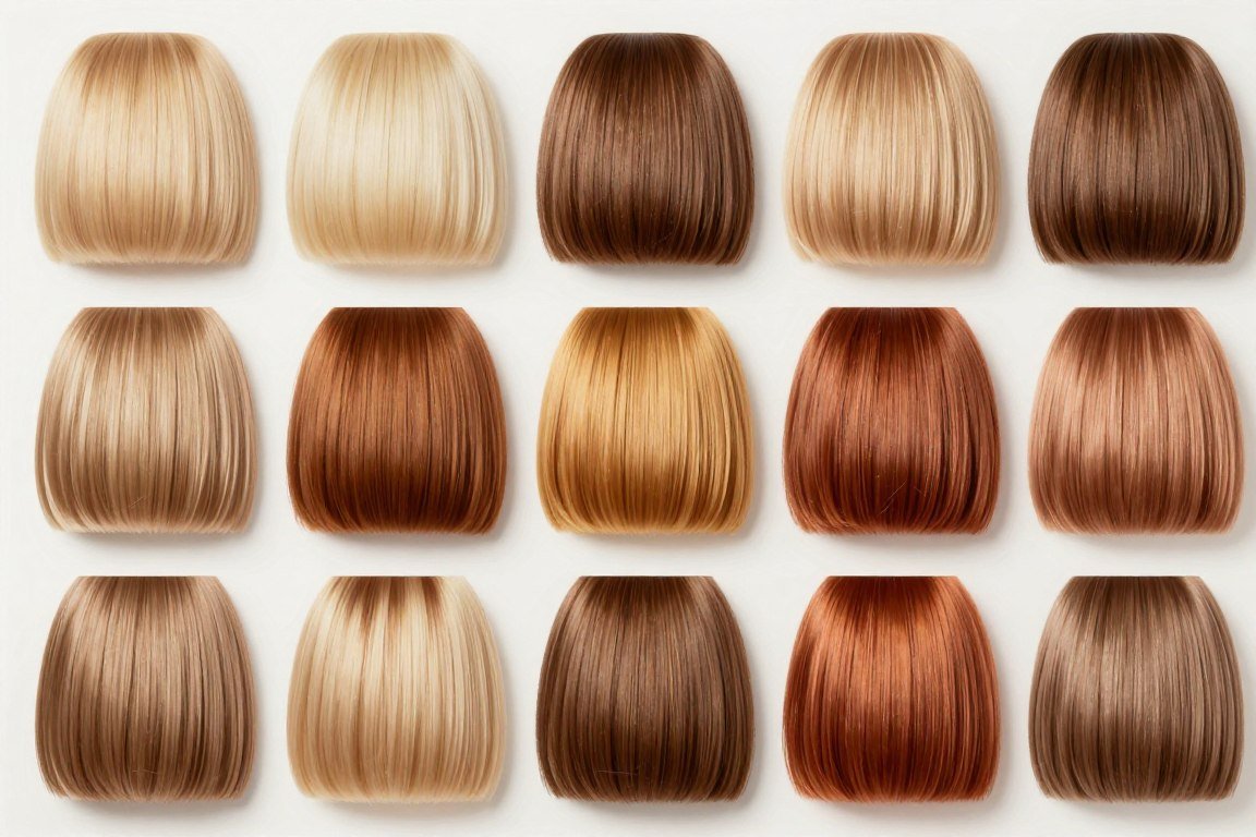 warm tone pixie bob hair color examples