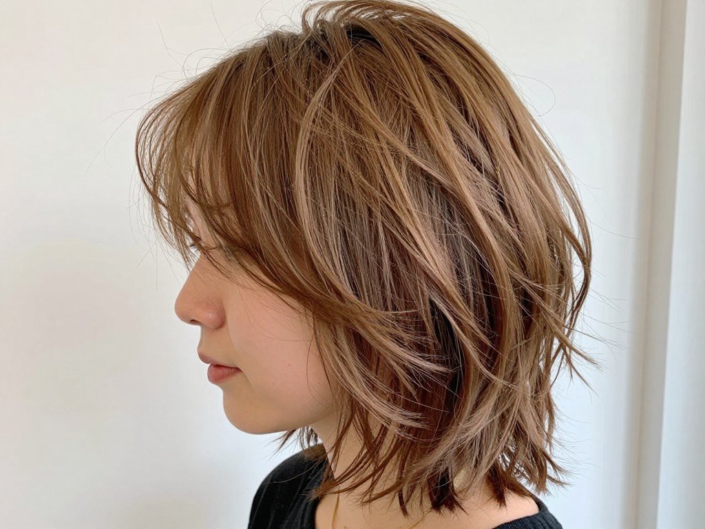 wavy shag haircut with fringe 2026