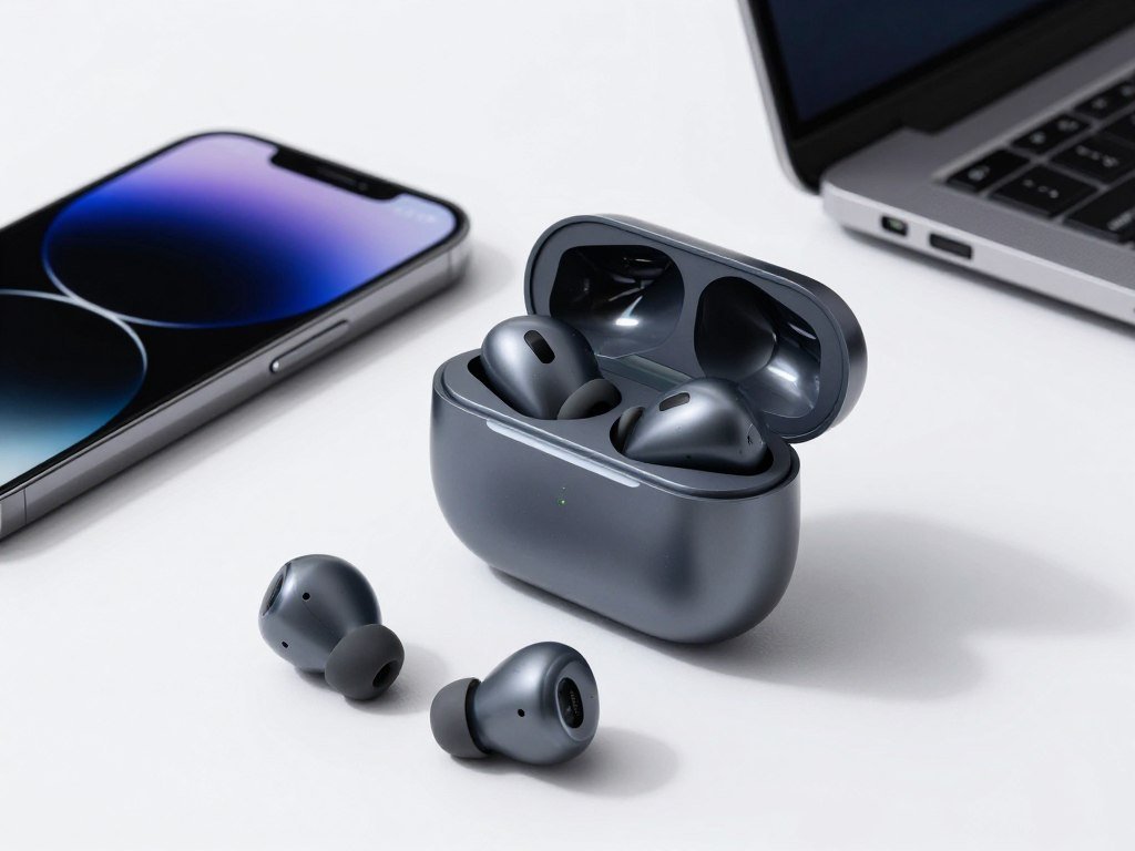 wireless earbuds charging case compact portable audio