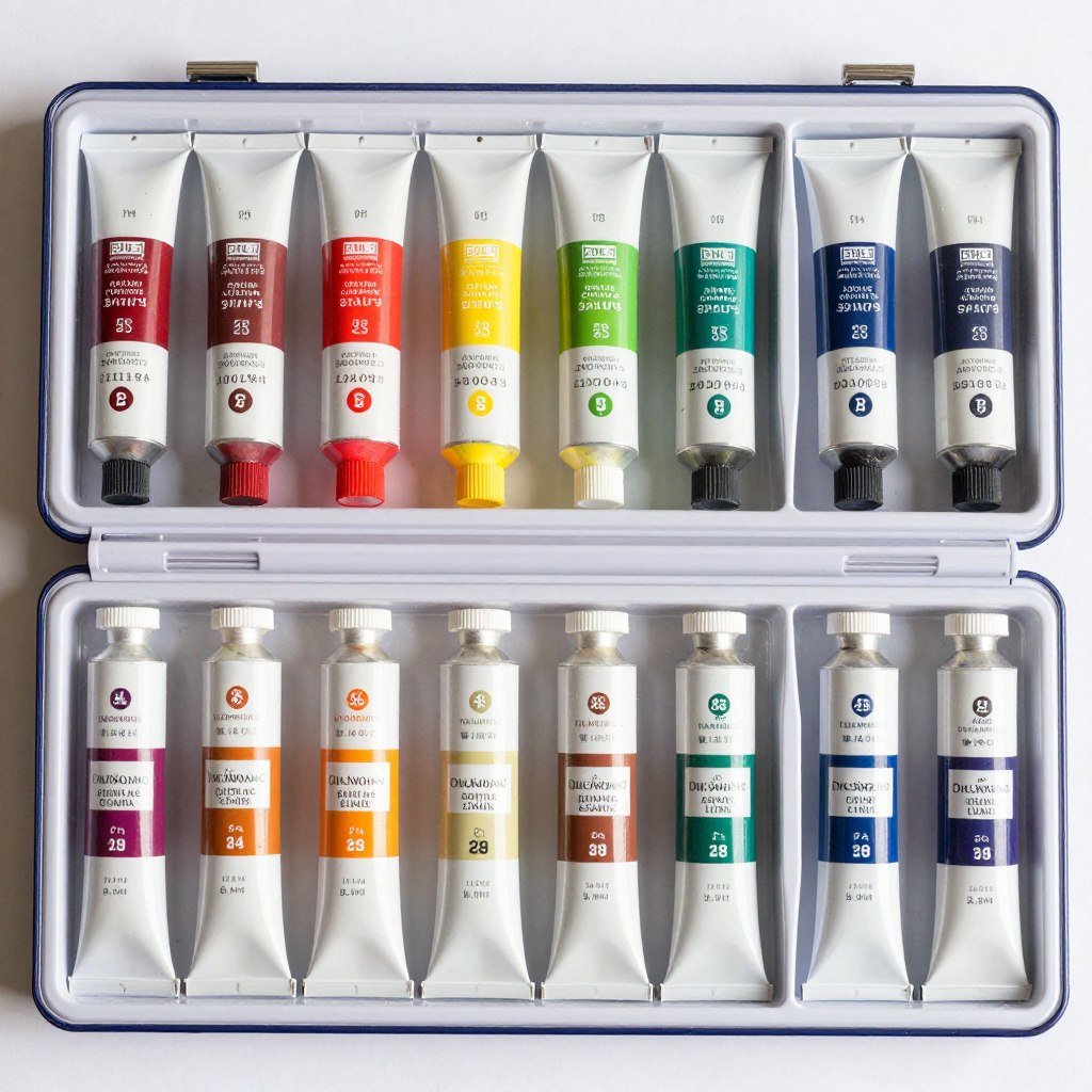 Acrylic paint set for decorating driftwood crafts for kids