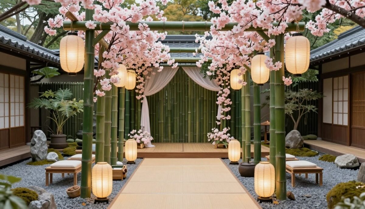 Asian inspired wedding ceremony