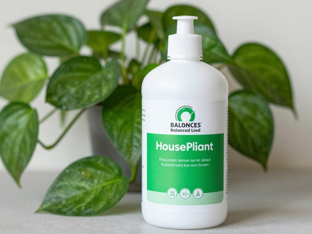 Balanced liquid fertilizer for pothos plant care