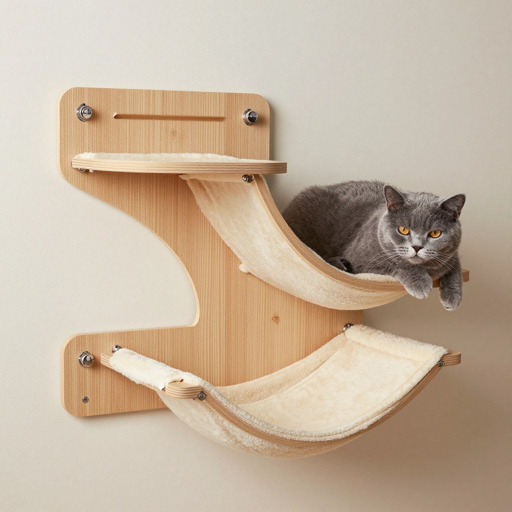 Best for seniors cat steps with hammock