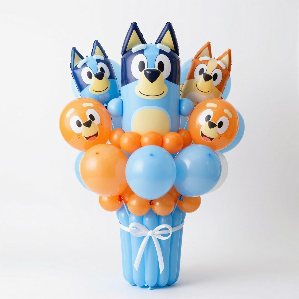 Bluey balloon bouquet kit