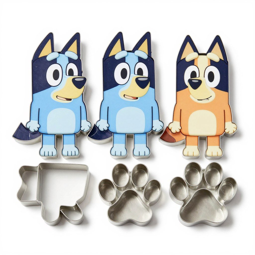 Bluey cookie cutters