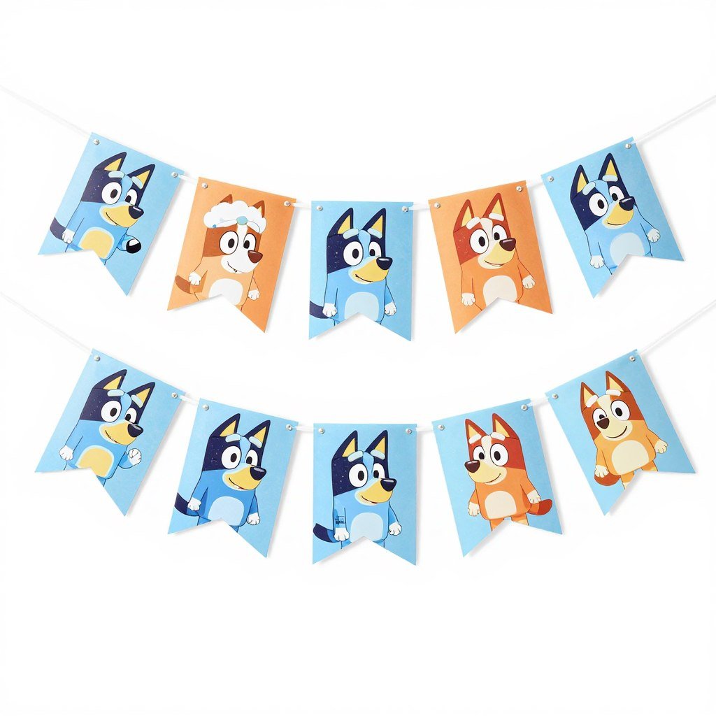 Bluey party banner set