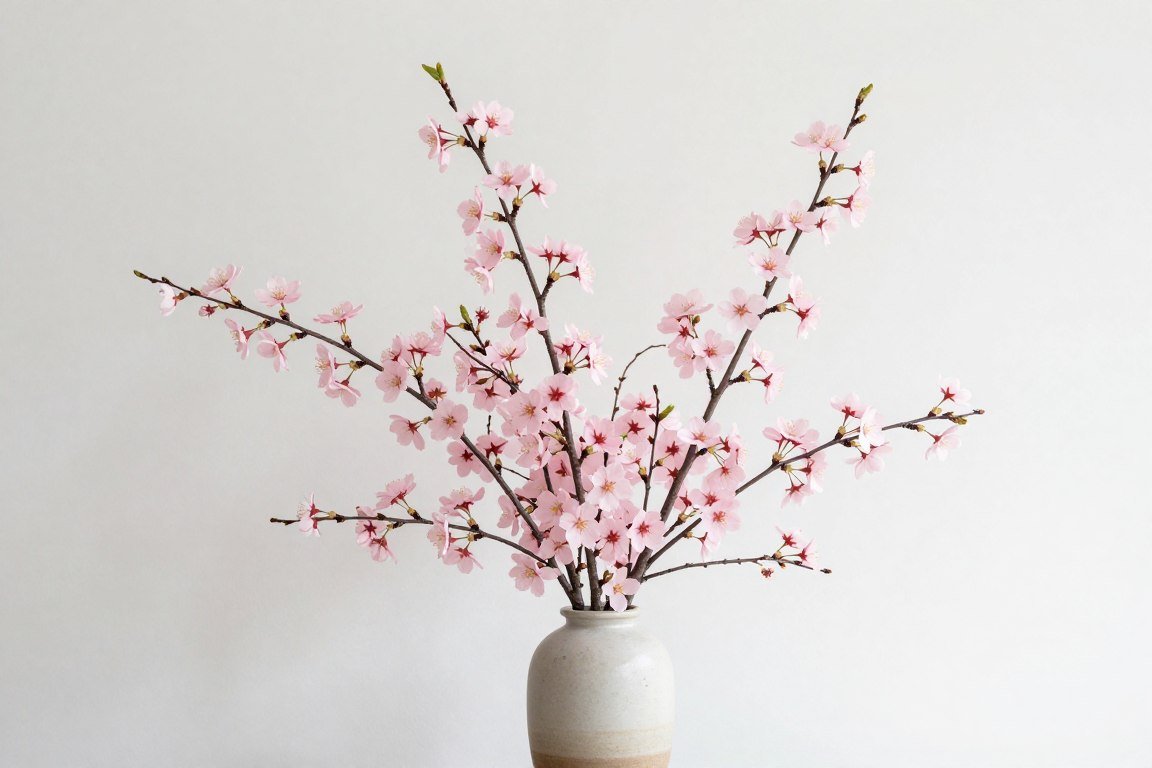 Cherry blossom wedding centerpiece