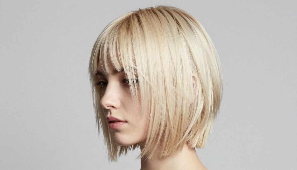 Choppy layered medium shag haircut on fine hair with volume