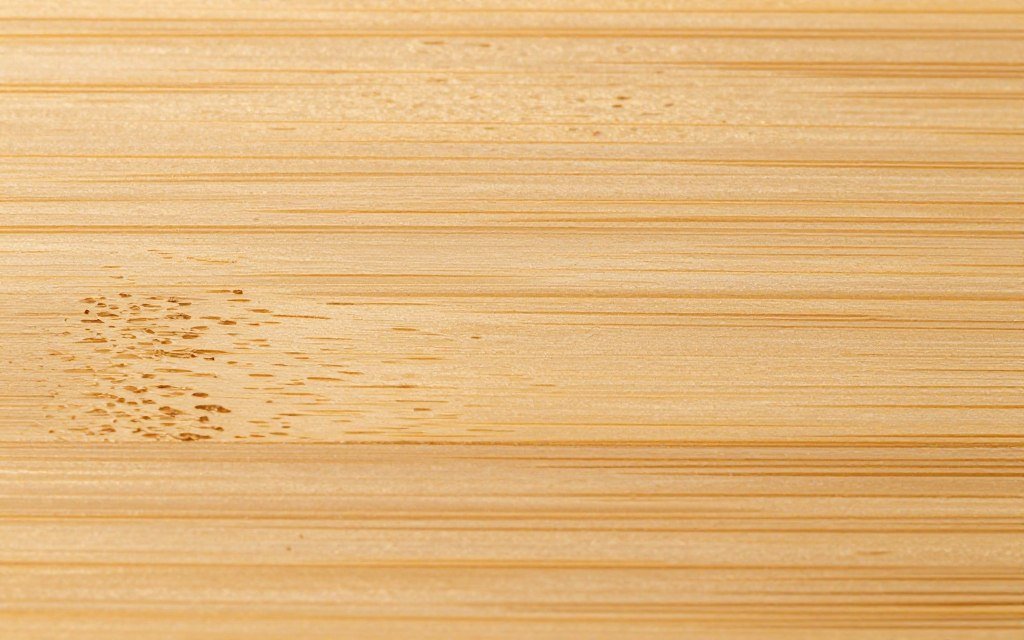 Close-up of bamboo wood grain and texture detail