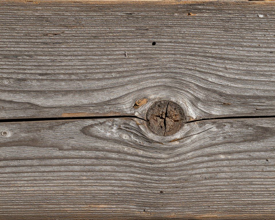 Close-up texture of reclaimed barn wood showing grain and patina