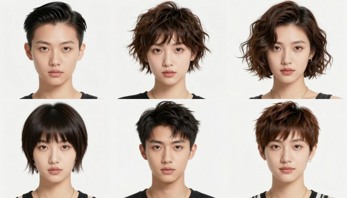 Collection of prom hairstyles for short hair showcasing different styles
