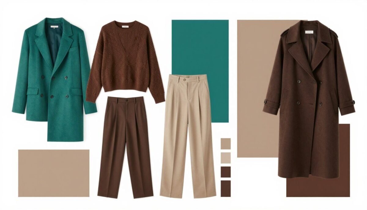 Color palette and clothing color examples Color palette and clothing color examples