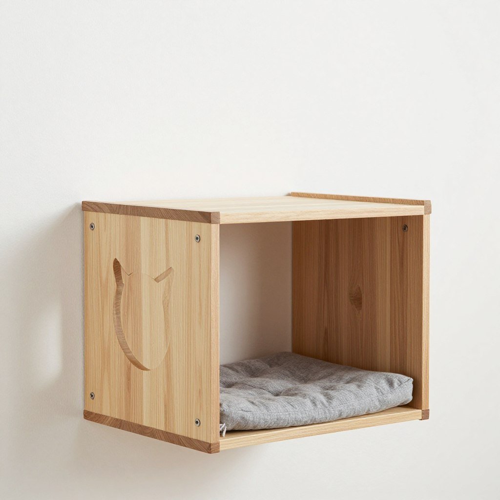 Compact single-cat wall condo