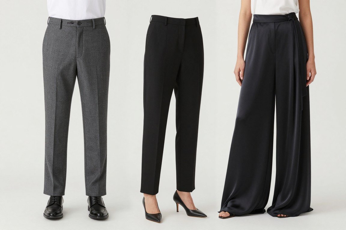 Comparison of structured and flowing fabric draping