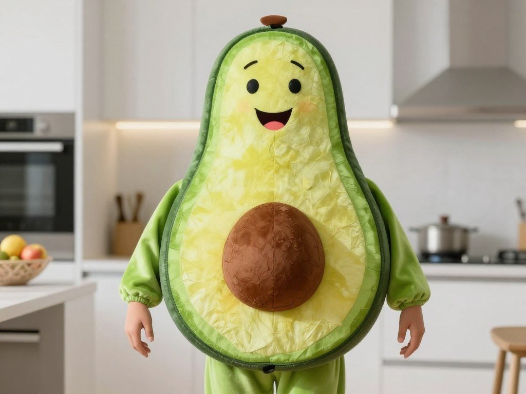 Cute avocado costume