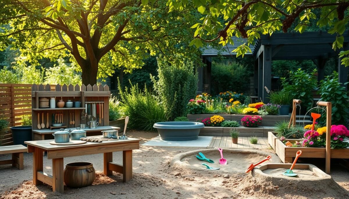 DIY outdoor play equipment