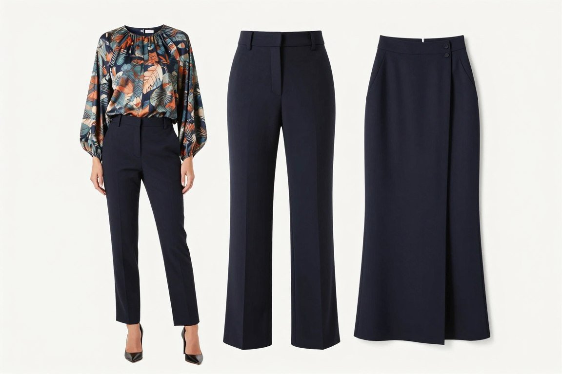 Dressy separates outfit