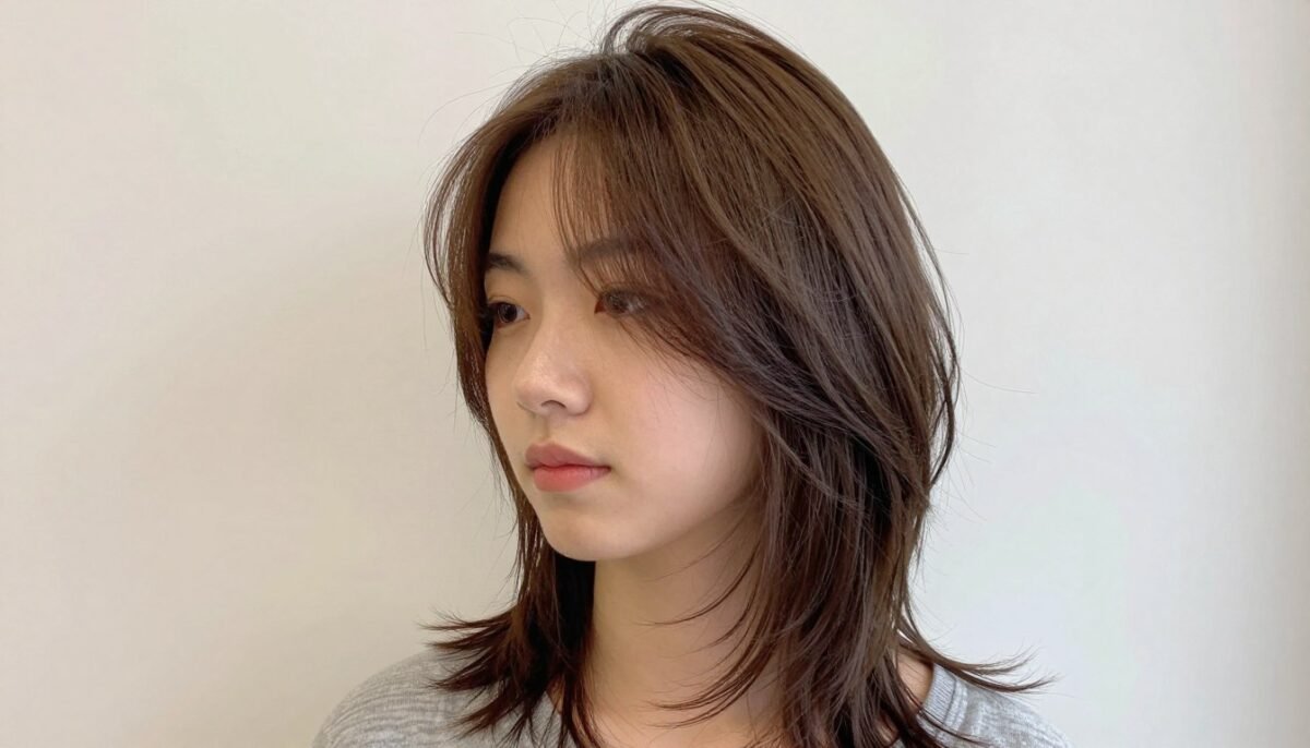 Easy-style medium shag with minimal styling requirements