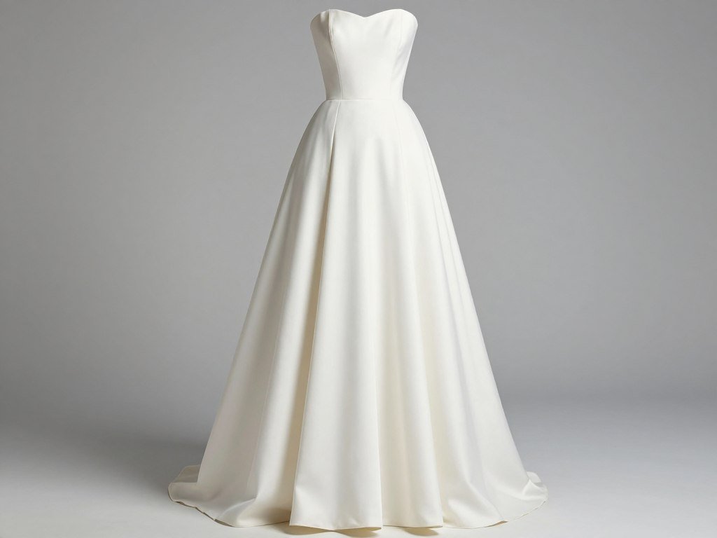Empire waist dress showing ideal placement
