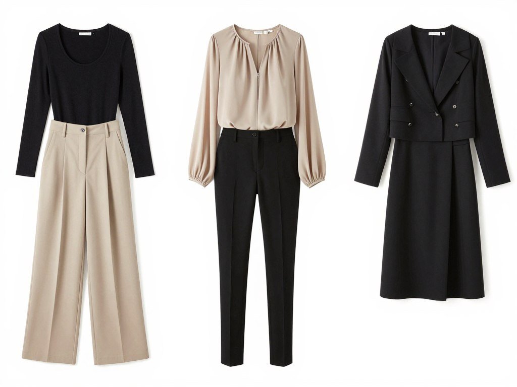 Examples of well-proportioned outfits