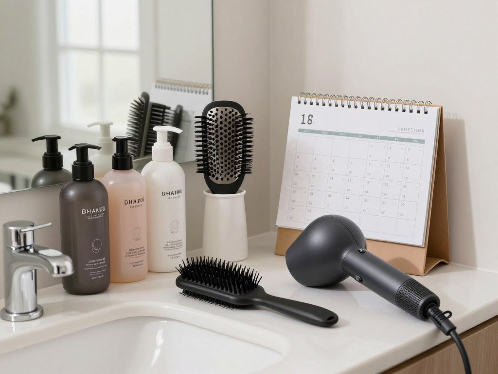 Hair care routine preparation for prom night