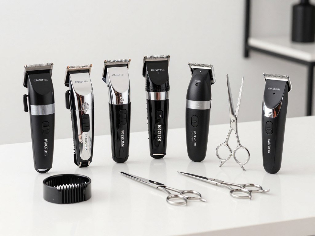 Hair clippers and grooming tools for home maintenance