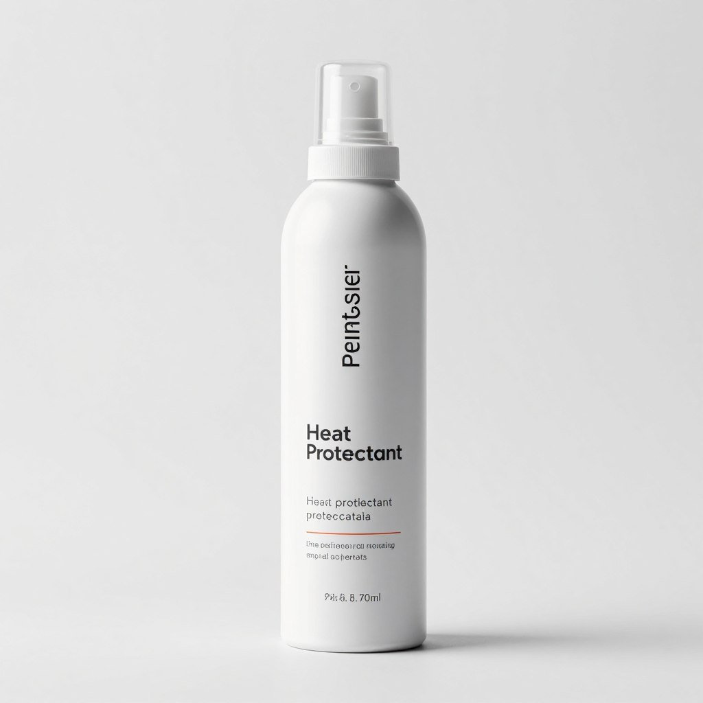 Heat protectant spray for daily bang styling