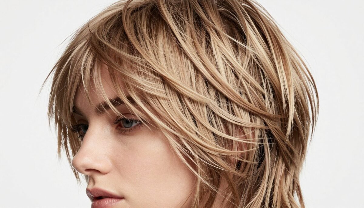 Heavily textured medium shag with maximum layer separation