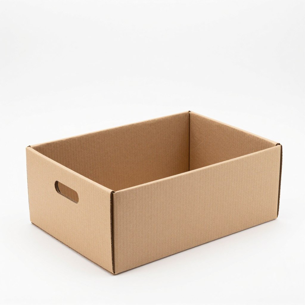 Large cardboard moving box for costume base