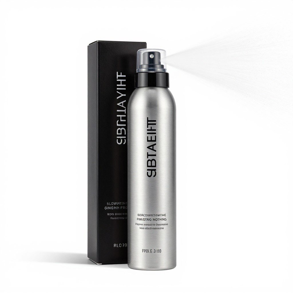 Lightweight hairspray for setting bangs
