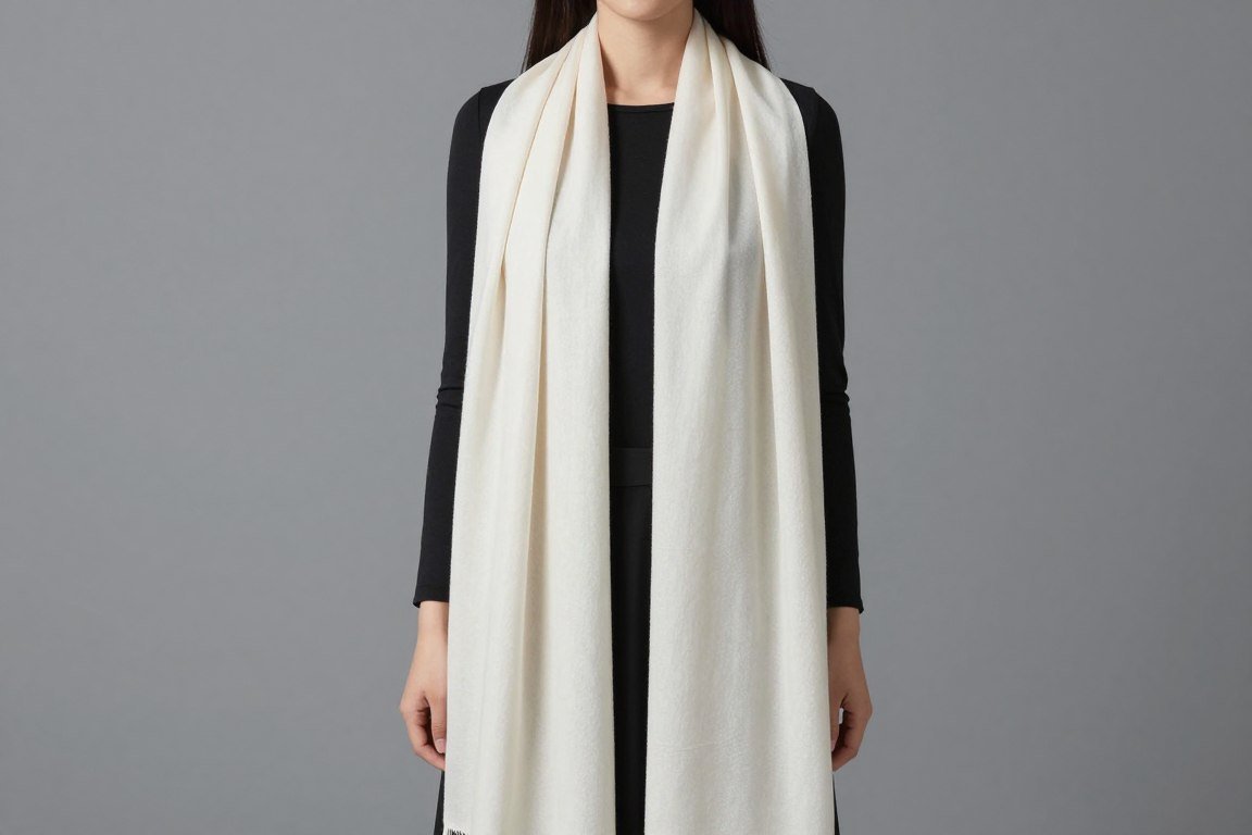 Long scarf styling technique