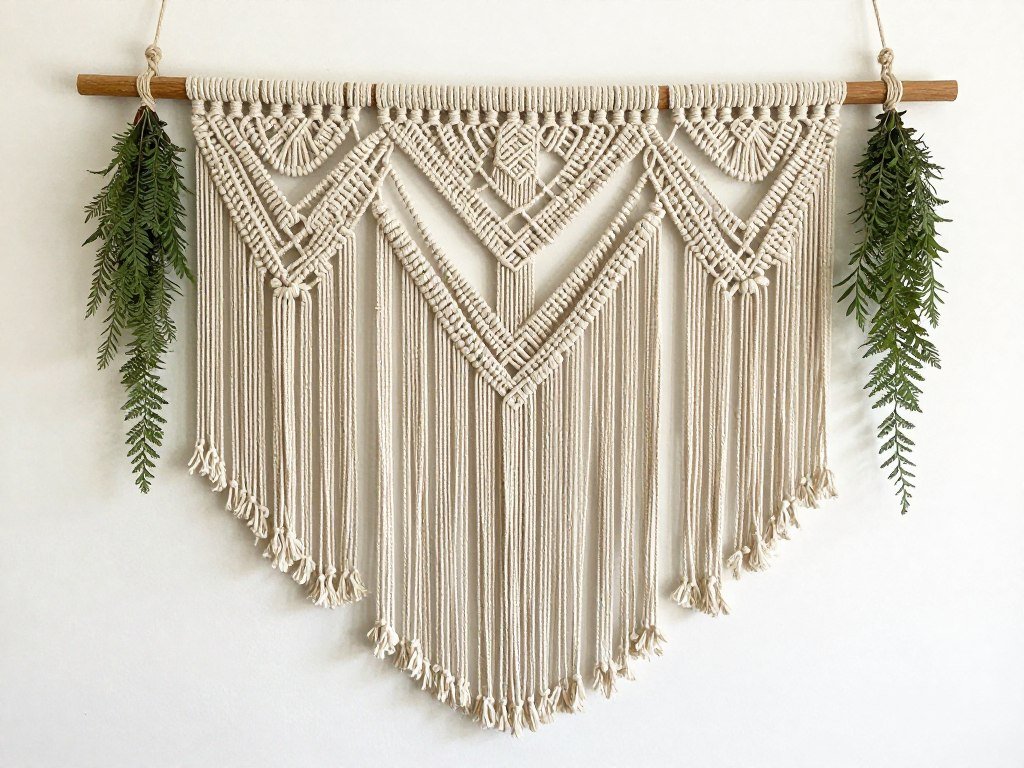 Macrame wedding backdrop decoration