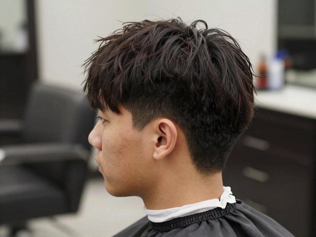 Man with Princeton cut showing refined Ivy League variation