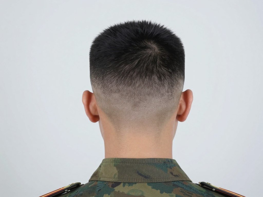 Man with high and tight cut showing very short sides and minimal top length