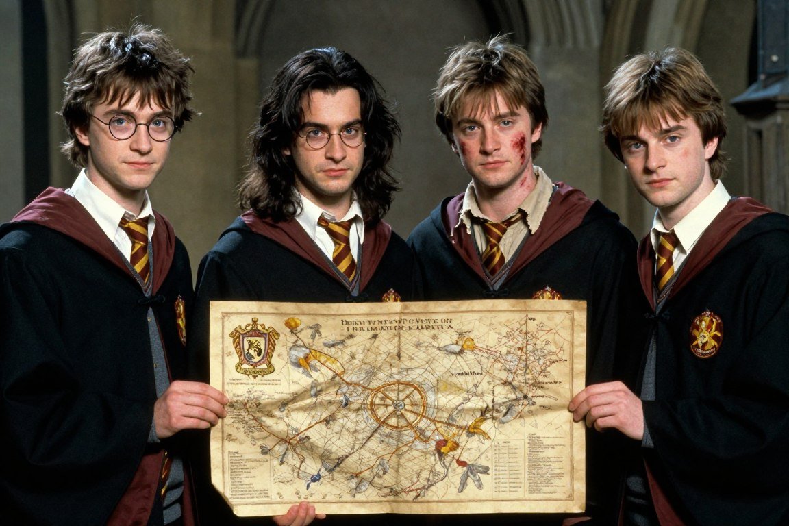 Marauders group DIY costumes young versions